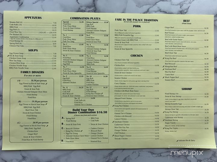 Orient Cafe - The Dalles, OR menu_pic
