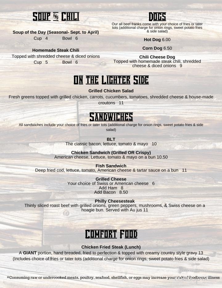 Timber Lodge Cafe - Saint Maries, ID menu_pic