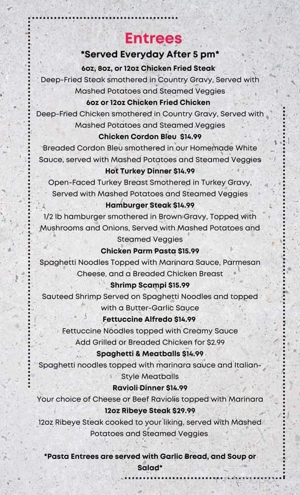 Club Mecca - Price, UT menu_pic