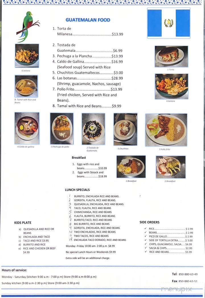 El Jacalito Taqueria - Freeport, FL menu_pic