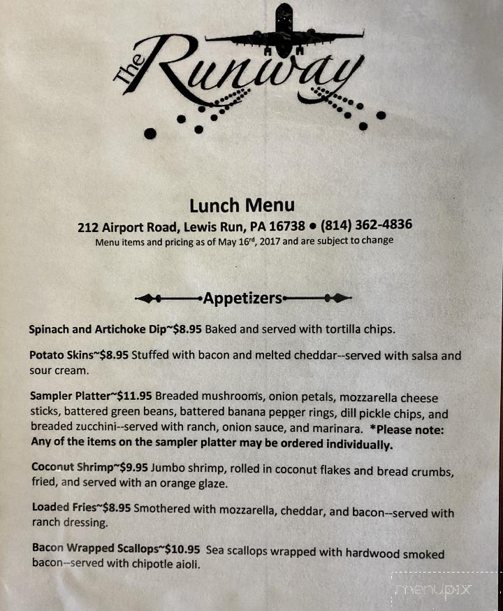 The Runway Bar And Grill - Lewis Run, PA