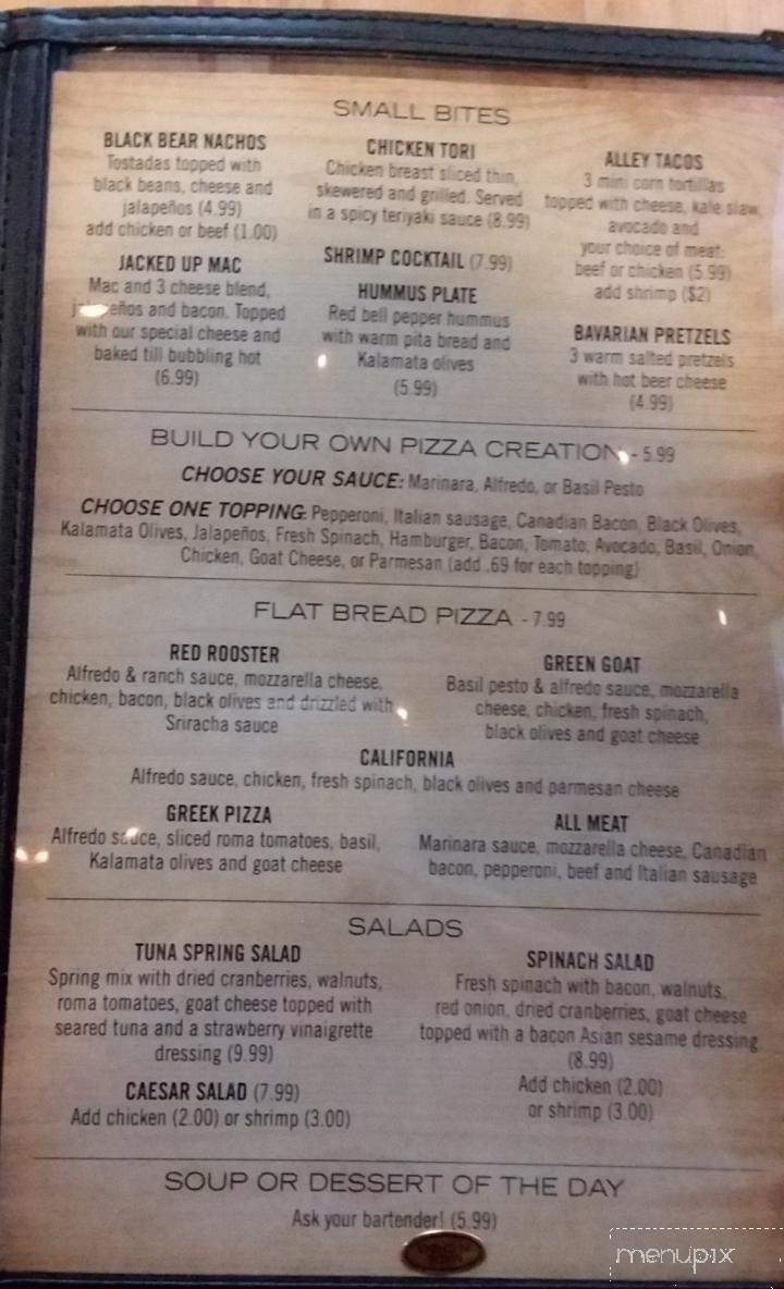 Wilson's Ice House - Kerrville, TX menu_pic