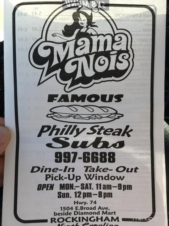 Mama Noi's Famous Hot Subs - Rockingham, NC menu_pic