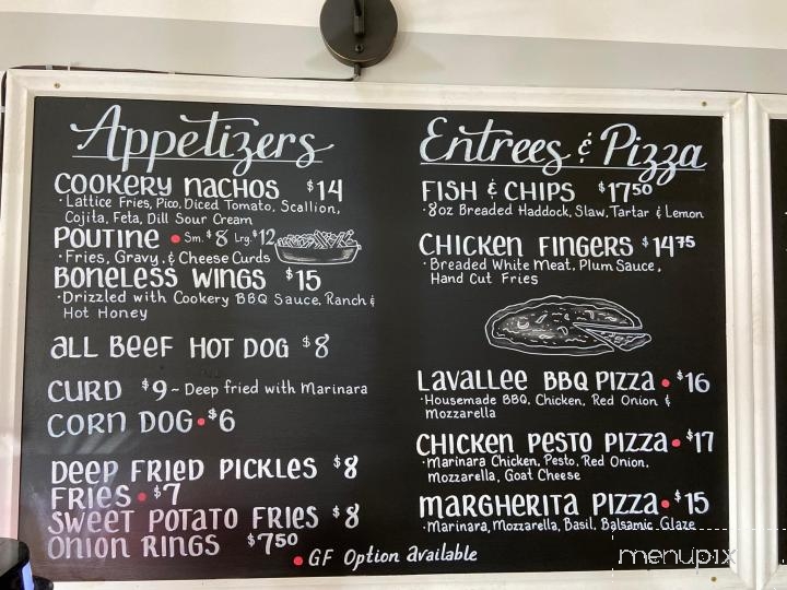 The Cookery - South Frontenac, ON menu_pic