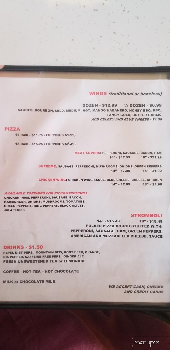 Bum Steer - Elkland, PA menu_pic