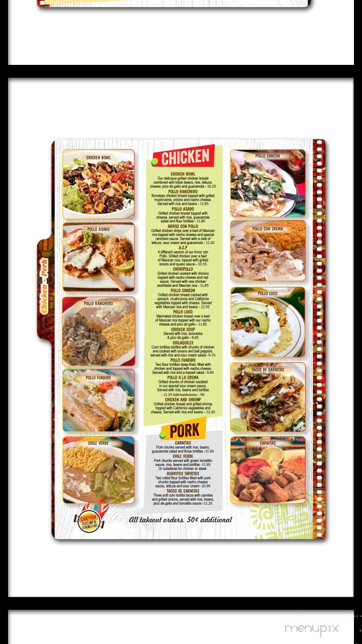 El Jalapeno - Summerville, SC menu_pic