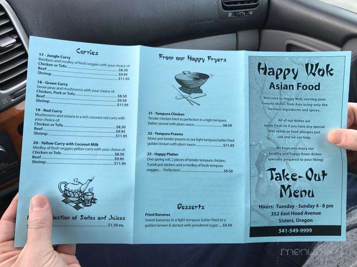 Happy Wok Asian Food - Sisters, OR