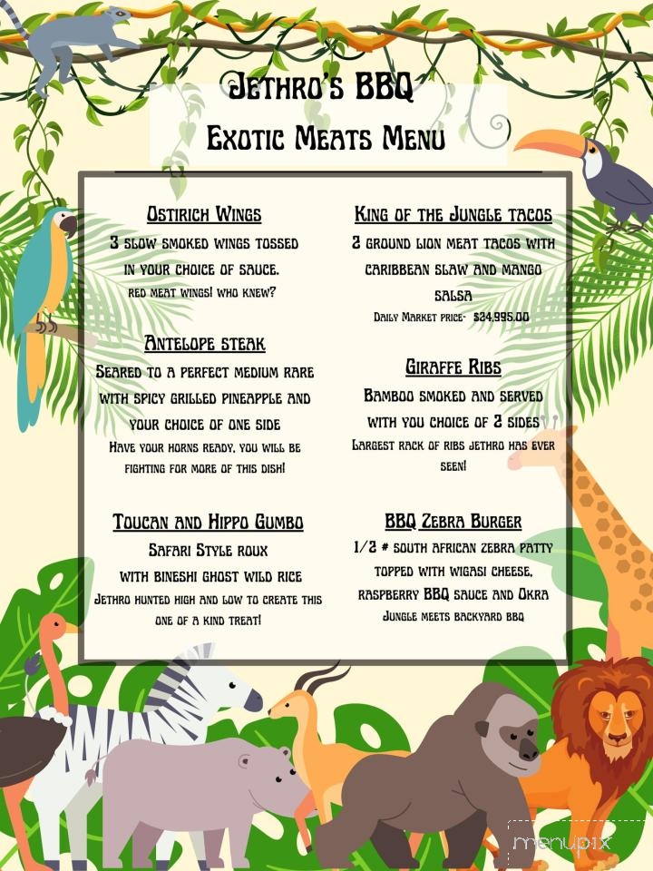 Jethro's BBQ Iowa City - Coralville, IA menu_pic