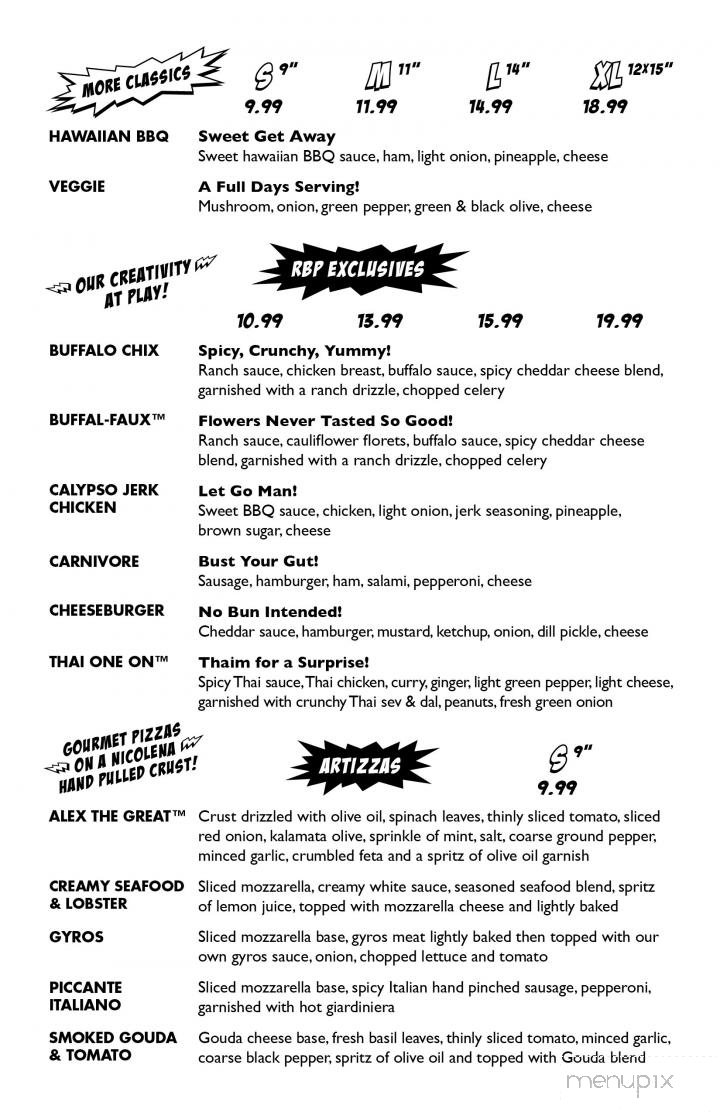 River Bend Pizza - Fort Wayne, IN menu_pic