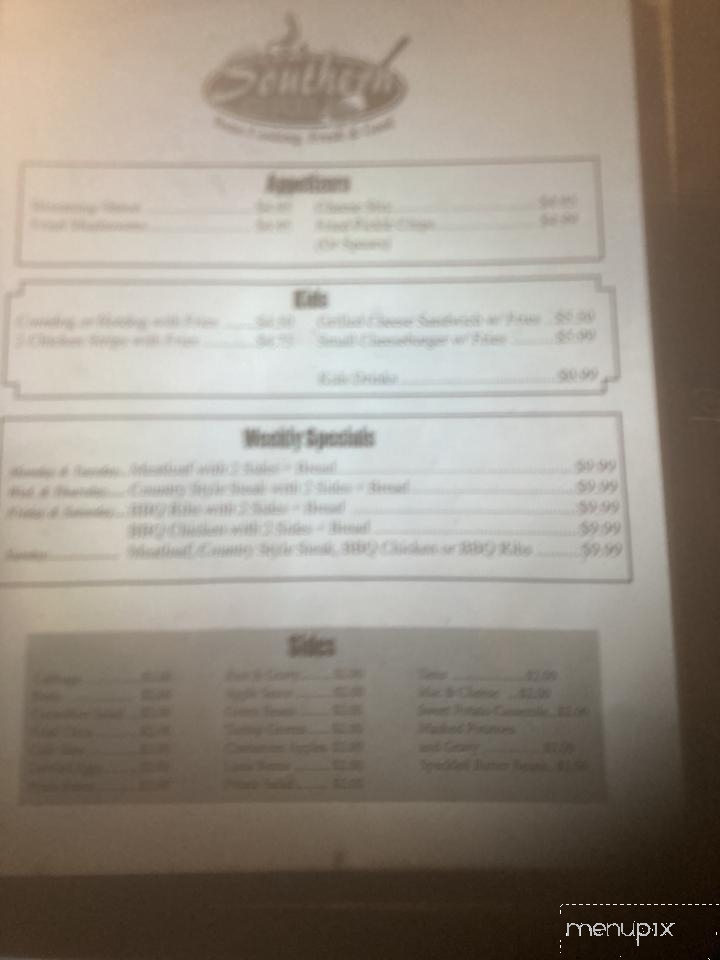 Southern Grill - York, SC menu_pic