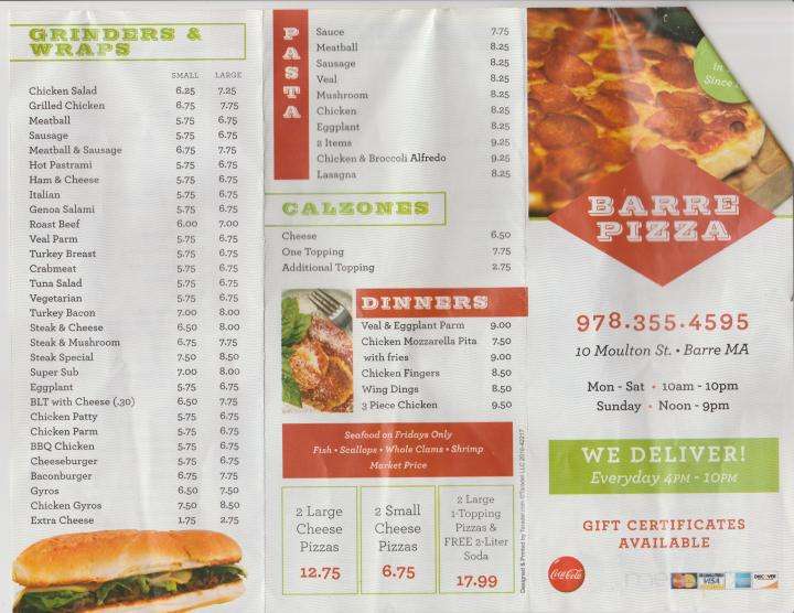 Barre Pizza - Barre, MA menu_pic