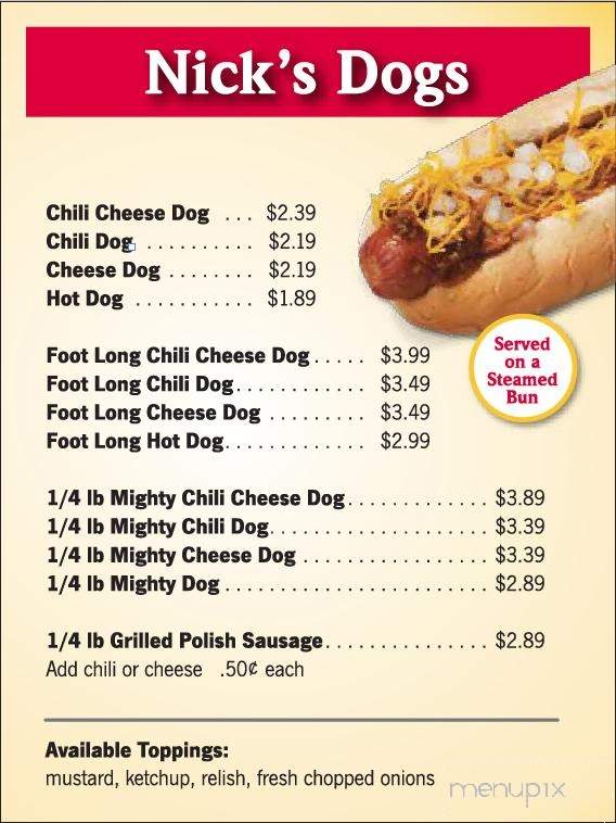 Nick's Chili Parlor - Indianapolis, IN