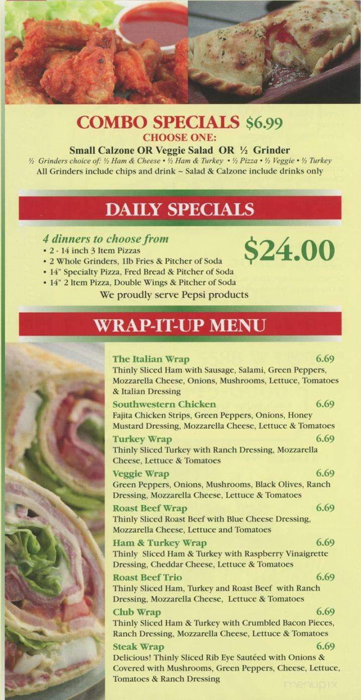 Mancino's Pizza & Grinders - Ludington, MI menu_pic