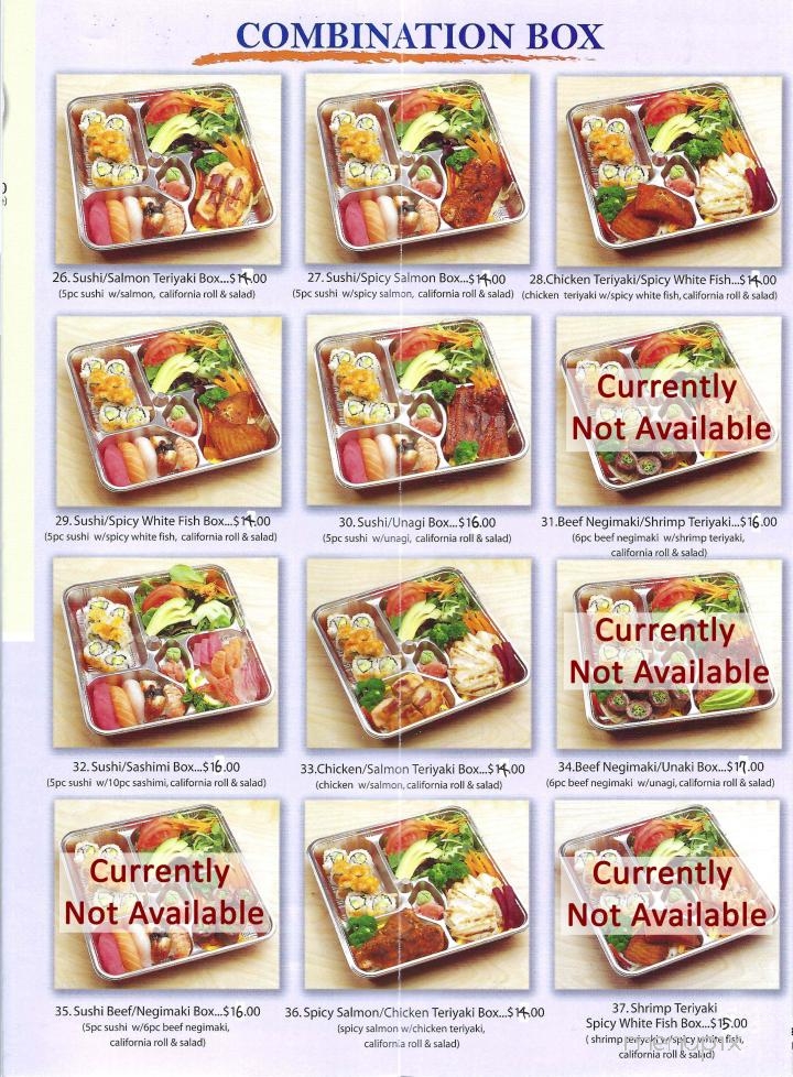 Arigato - North Haledon, NJ menu_pic