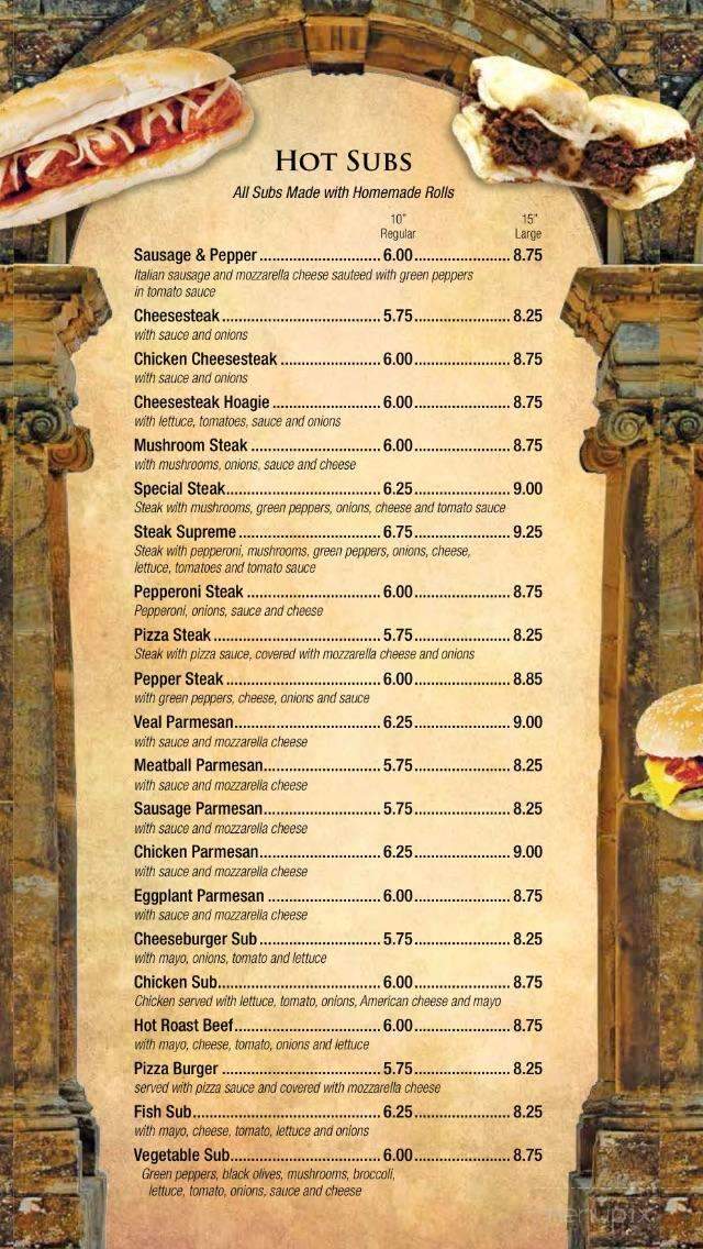 Two Cousins Pizza - Millersville, PA menu_pic