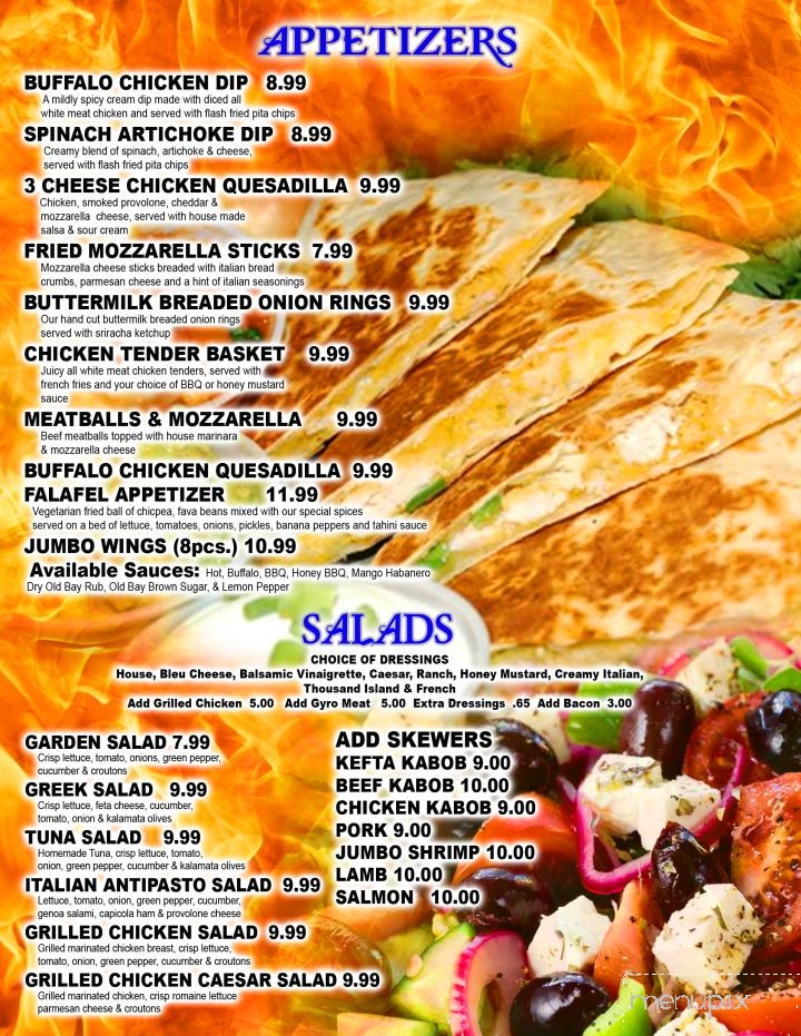 Firepit Rotisserie and Grill - Hanover, PA menu_pic
