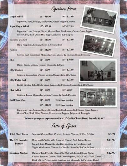 Wagon Wheel - Ossineke, MI menu_pic