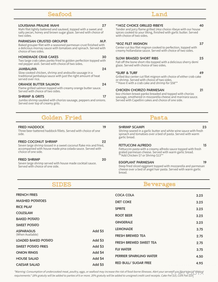 The Shack Seafood Restaurant - Palm Bay, FL menu_pic