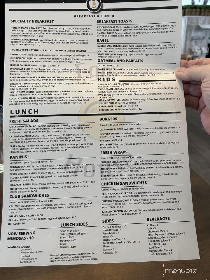 Egg House - Lombard, IL menu_pic