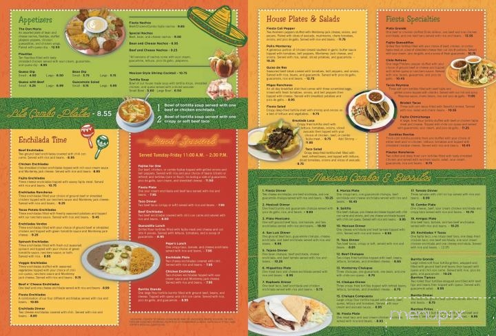 Fiesta Grill - Corsicana, TX menu_pic