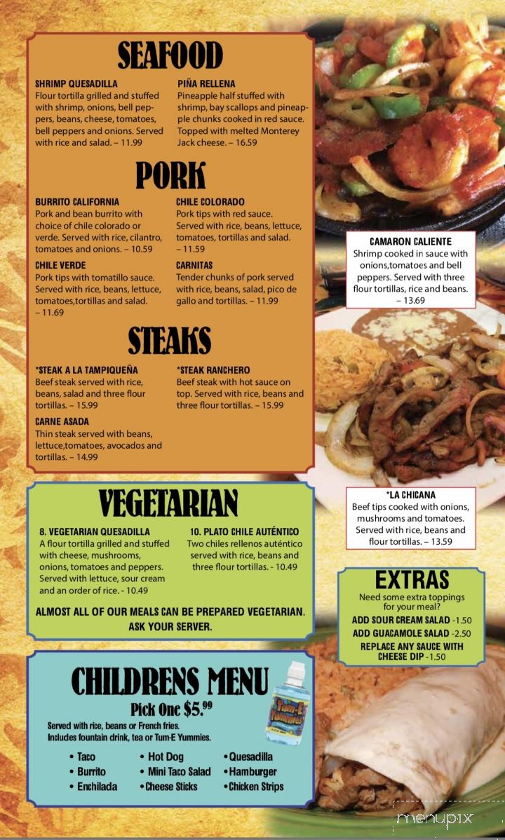 Rodeo Chico - Daleville, VA menu_pic