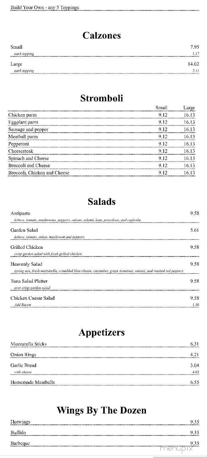 Slice Of Heaven - Beach Haven, NJ menu_pic