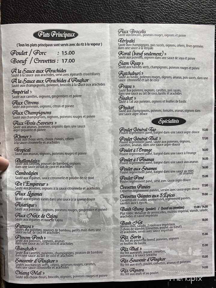 Restaurant Souvenir D'Angkor - Repentigny, QC