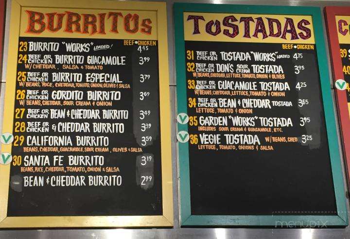 Don Pedro's - Sterling, IL menu_pic
