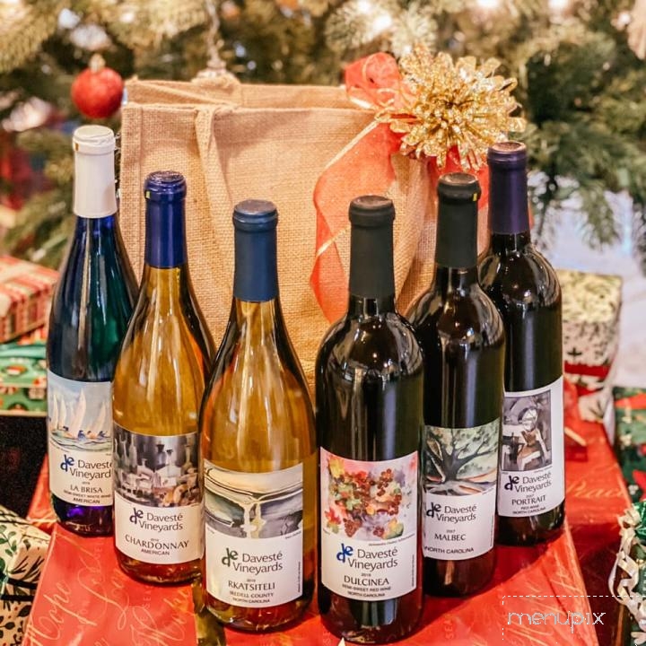 Daveste Vineyards - Troutman, NC menu_pic