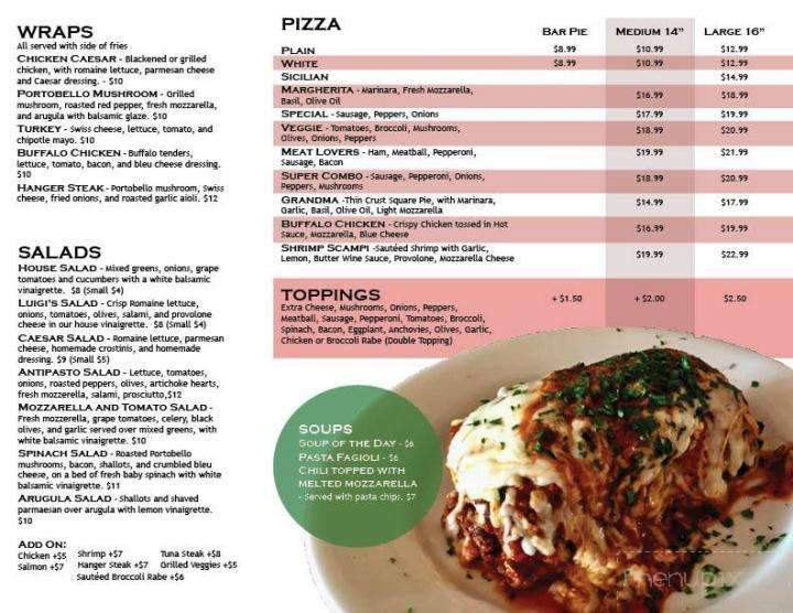 Luigi's Tavern - Tinton Falls, NJ menu_pic