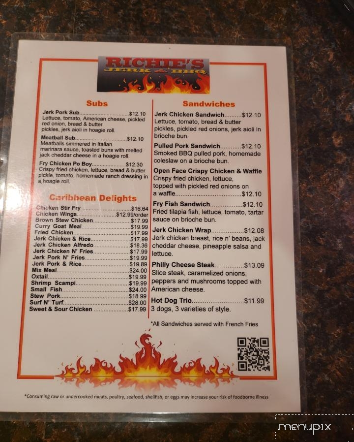Richie's Jerk & BBQ - Sanford, ME menu_pic