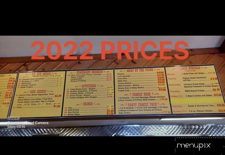 Going's Barbeque Co - Crosby, TX menu_pic