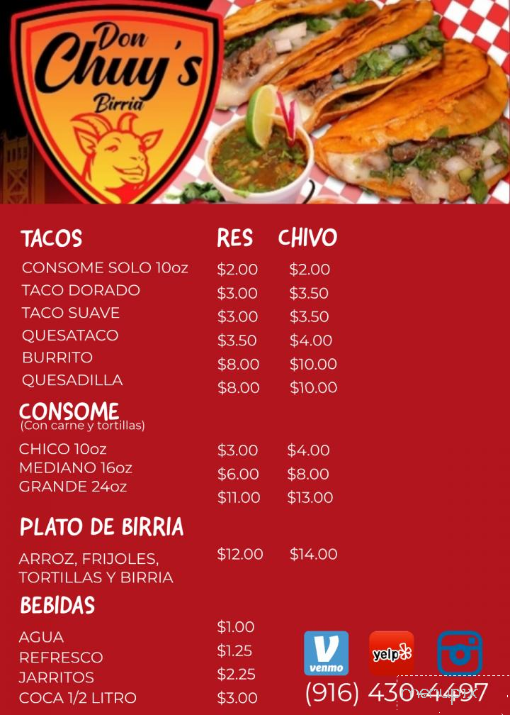 Don Chuy Birria Estilo Tijuana - Sacramento, CA