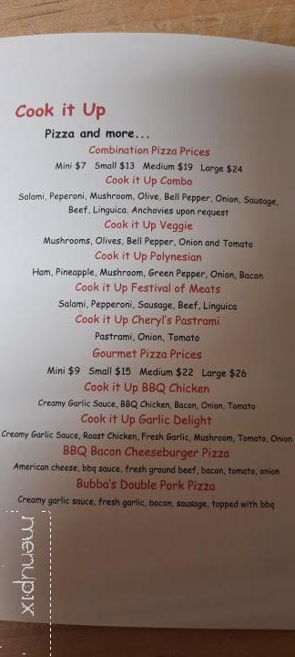 Cook It Up - Kelseyville, CA menu_pic