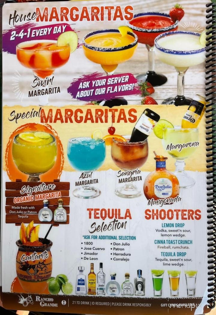 Rancho Grande - Madison, FL menu_pic