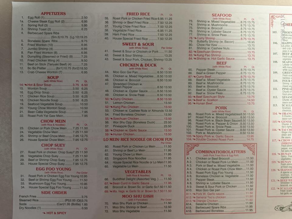 King's Chinese Carryout - Abingdon, MD menu_pic