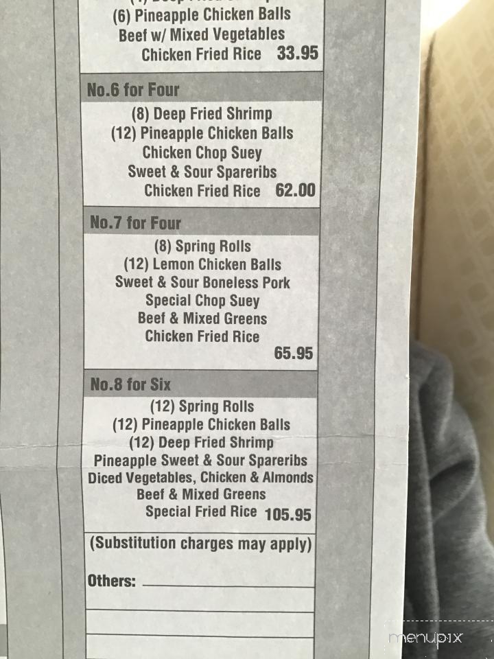 Bing's Family Restaurant - Spruce Grove, AB menu_pic