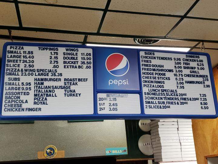 Santino's Pizza - Oakfield, NY menu_pic