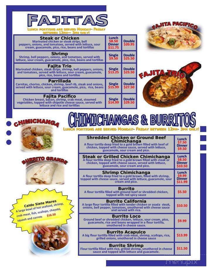 El Pantano Bar And Grill - Guild, TN menu_pic