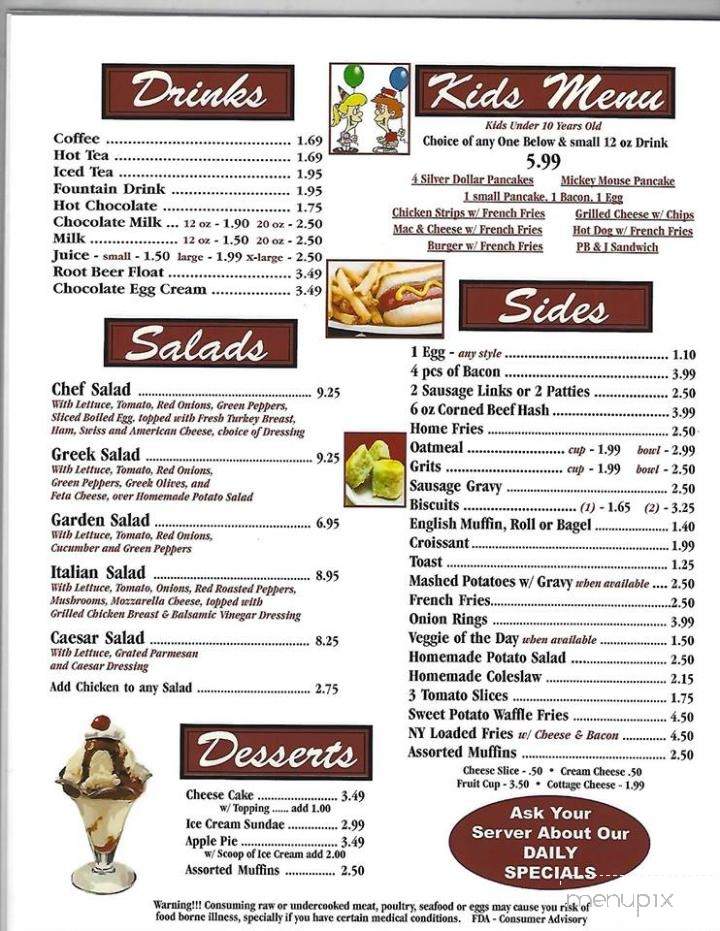 Jam's Cafe - Spring Hill, FL menu_pic