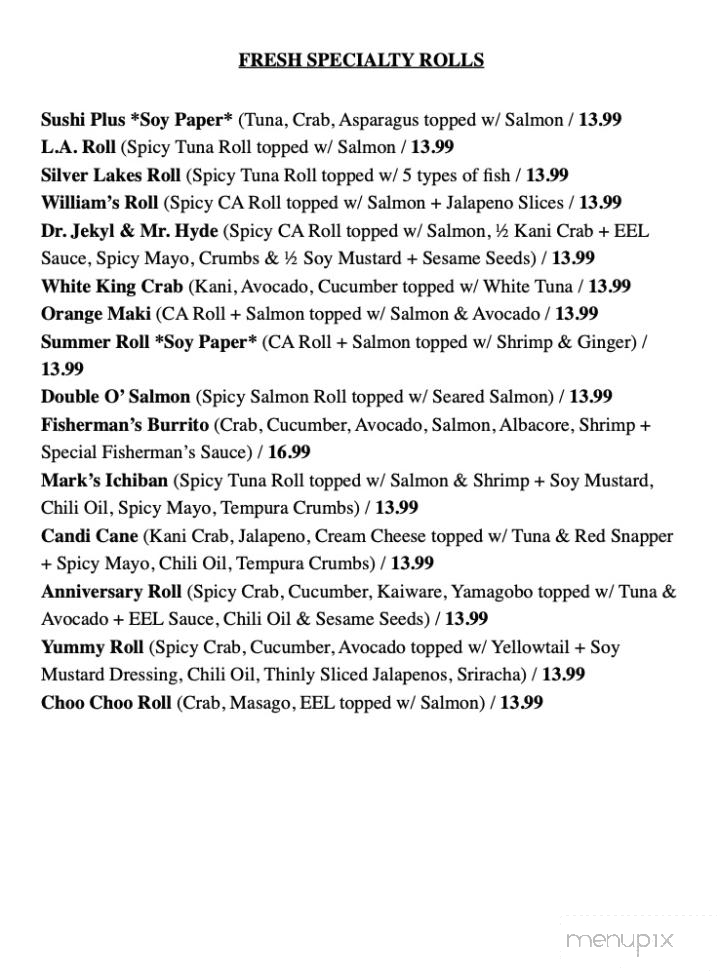 Sushi Plus - Helendale, CA menu_pic