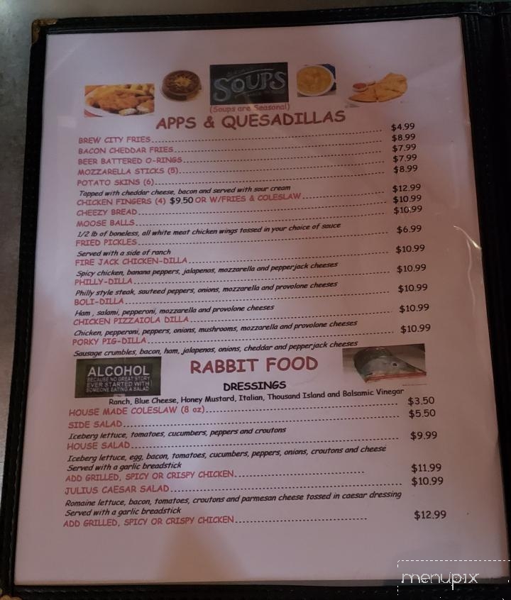 Mansion House Bar & Grill - Watsontown, PA menu_pic