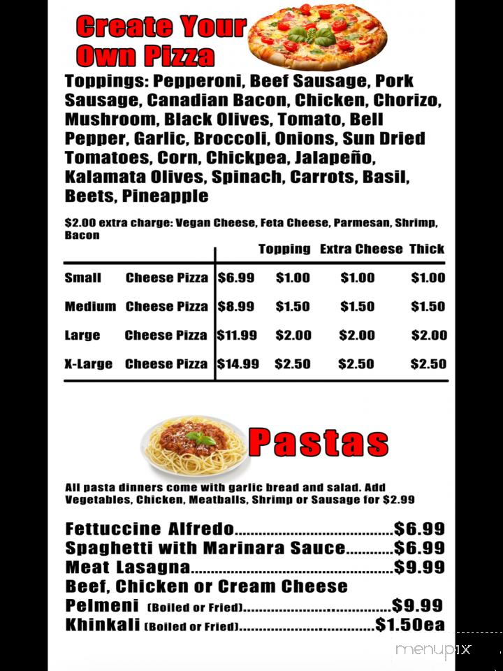 Kebab and Pizza Time - Van Nuys, CA menu_pic