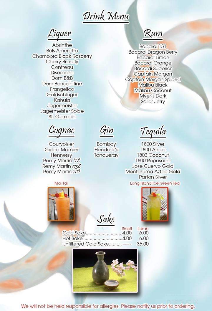 Kimono Kin - Beckley, WV menu_pic