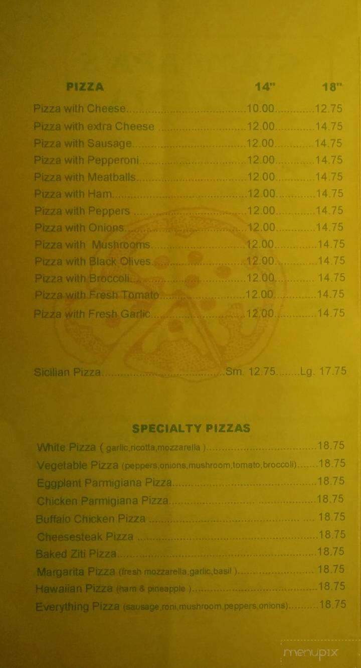 Giampapa's Pizzeria - Toms River, NJ menu_pic