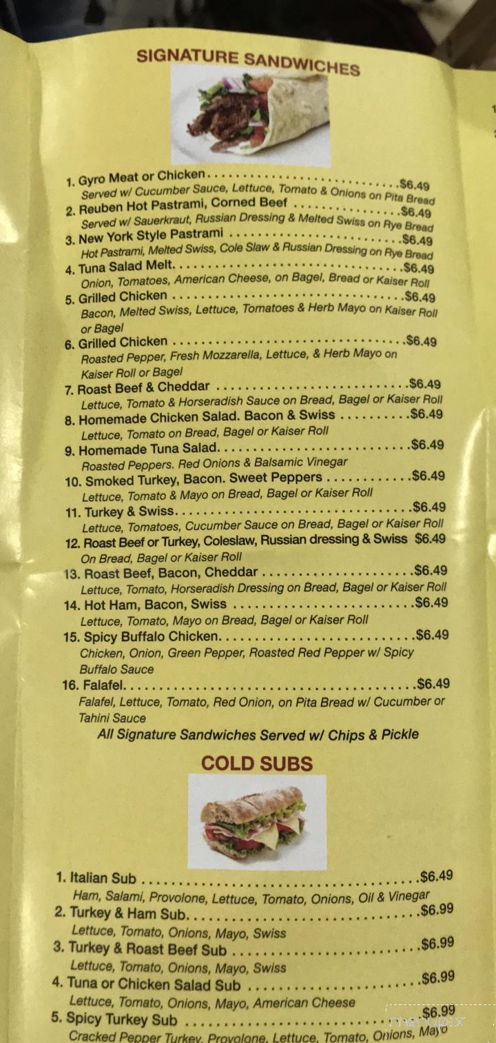 New York Bagels & Deli - Easton, PA menu_pic