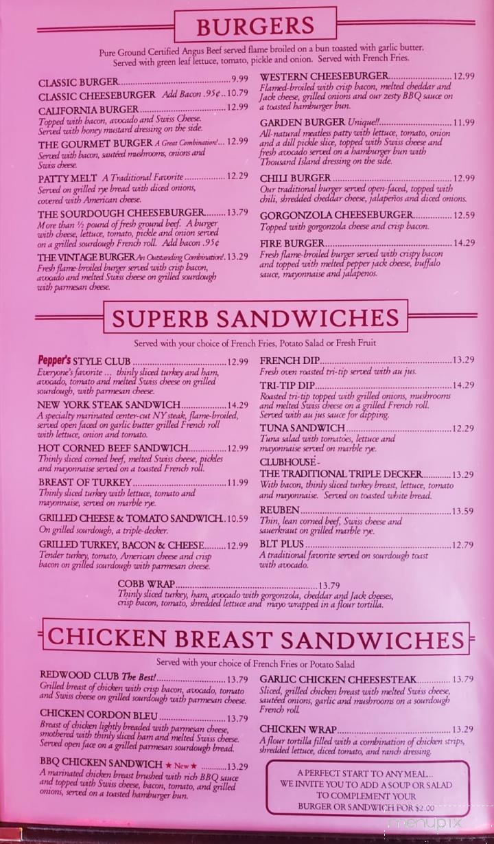 Pepper's - Fortuna, CA menu_pic