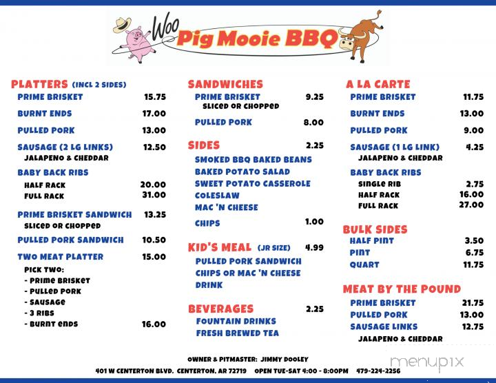 Woo Pig Mooie BBQ - Centerton, AR