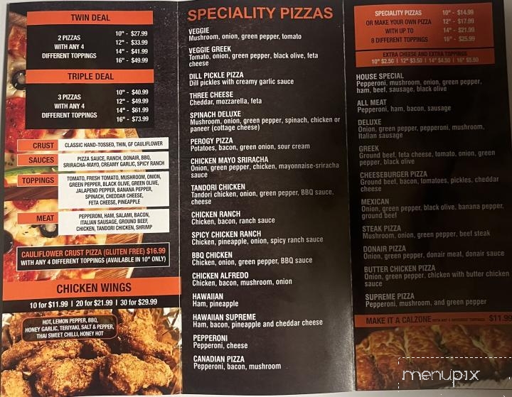 The Pizza Boxx - Red Deer, AB menu_pic