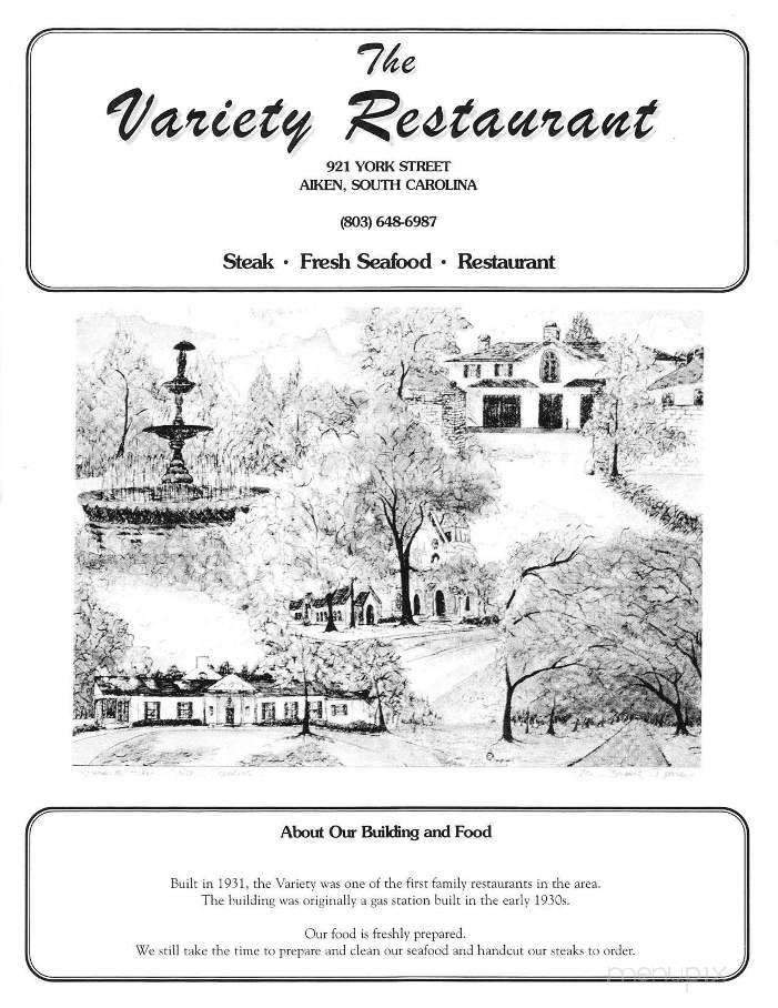 Variety Restaurant - Aiken, SC